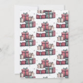 White Elephant Ugly Sweater Party Invitation Kaart (Achterkant)