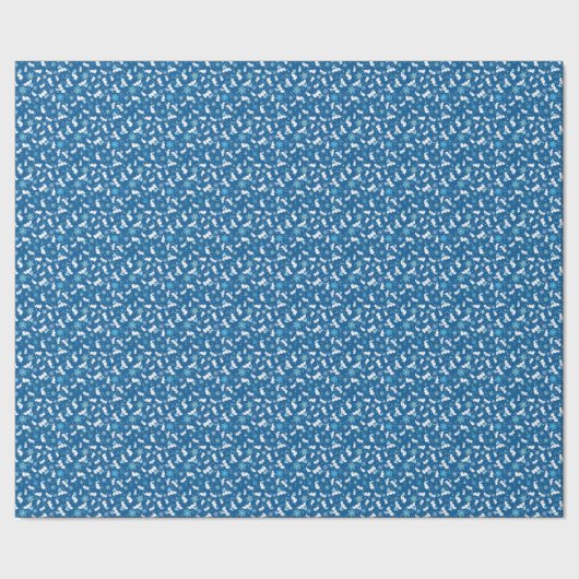 White Elephant Wrapping Paper Cadeaupapier (Zoom)