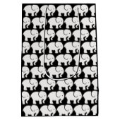 White Elephants Design Gift Bag Medium Cadeauzakje (Achterkant)
