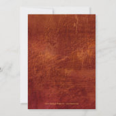 White Elephants Indian Bridal Shower Invitation Kaart (Achterkant)