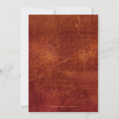 White Elephants Indian Post Wedding Invitation Kaart (Achterkant)