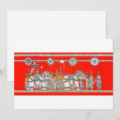 White Elephants & Kadyan Dancers Kaart (Voorkant / Achterkant)