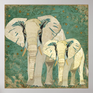 White Elephants Sterrennacht Poster