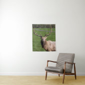 White Elk Tapestry Wandkleed (In situ)
