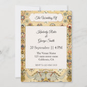 White elphant on Indian Lijst Weduwitation Kaart (Voorkant)