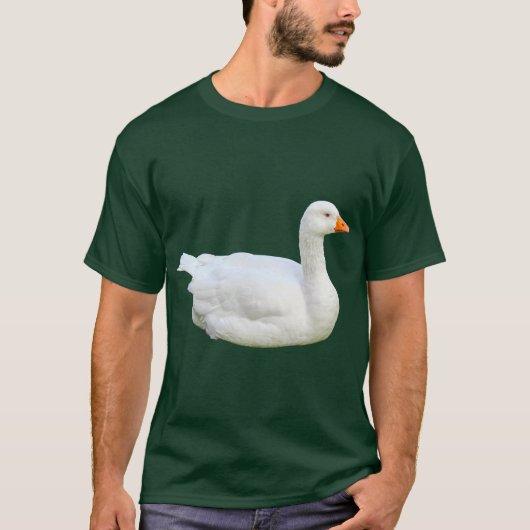 White Emden Goose T-Shirt (Voorkant)