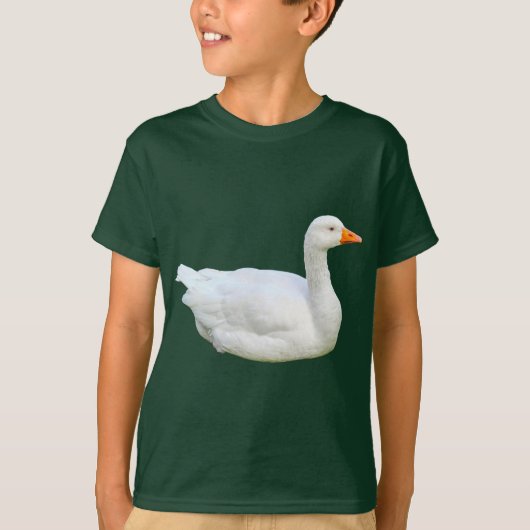 White Emden Goose T-Shirt (Voorkant)