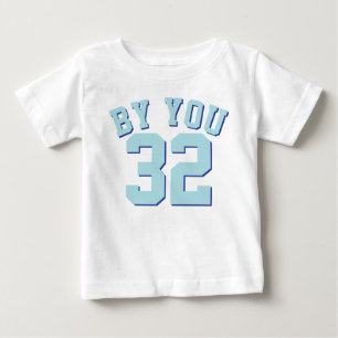 White en Aqua Baby   Sport Jersey Design