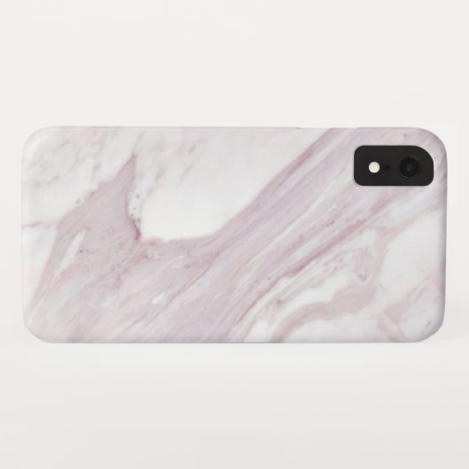 White en Azalea Marble Stone Case-Mate iPhone Case (Achterkant (horizontaal))