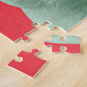 White en Black Cat Puzzle Legpuzzel (Zijkant)