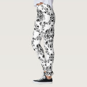 White en Black Damask Leggings (Links)