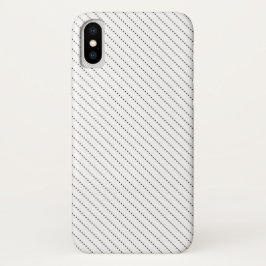 White en Black Dot Pattern iPhone X Hoesje