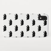 White en Black Grizzly Beer Pattern Case-Mate iPhone Case (Achterkant (horizontaal))