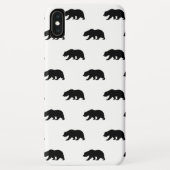 White en Black Grizzly Beer Pattern Case-Mate iPhone Case (Achterkant)