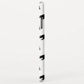 White en Black Grizzly Beer Pattern Case-Mate iPhone Case (Achterkant/rechts)