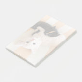 White en Black Kittens Post-it® Notes (Schuin)