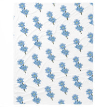 White en Blue Floral