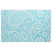 White en Blue  Paisley Pattern Stof (Fat Quarter)