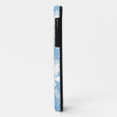 White en Blue Snowflake Seamless Pattern Case-Mate iPhone Case (Achterkant/links)