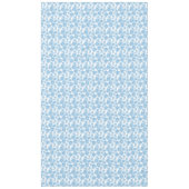 White en Blue Snowflake Seamless Pattern Tafelkleed (Voorkant)