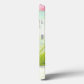  White en Brown Kitten met bloemen Case-Mate iPhone Case (Achterkant / Links)