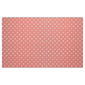 White en Coral Pink Pink Pattern Stof (Fat Quarter)