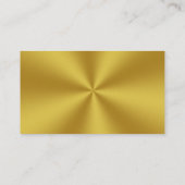 White en Faux Gold Nieuw Adres Invoegen Informatiekaartje (Achterkant)