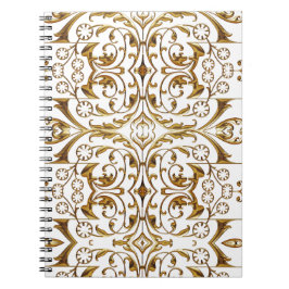 White en Gold Luxury Notitieboek