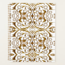 White en Gold Luxury Planner