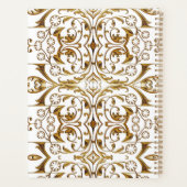 White en Gold Luxury Planner (Achterkant)