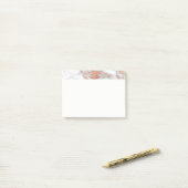 White en Gold Marble Post-it Notes (Op bureau)