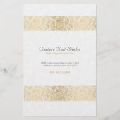 White en Gold  Paisley Flyer (Voorkant)