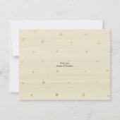 White en Gold Pumpkin - Hartelijk dank Kaart (Achterkant)