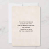 White en Gold Pumpkins Waterverf Hartelijk dank Bedankkaart (Achterkant)