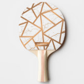 White en Golden Marble Tafeltennisbatje (Achterkant)