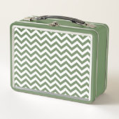 White en Green Chevron Pattern (Voorkant)