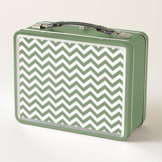 White en Green Chevron Pattern (Achterkant)