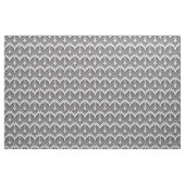 White en Grey Art Deco Patroon Stof (Yard (91,4 cm))