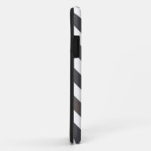 White en Grey Chevron Zigzap Pattern Case-Mate iPhone Case (Achterkant/rechts)