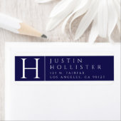 White en marine | Kassyretouradres Etiket (Insitu)