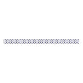 White en Navy Blue Polka Dot Ribbon Grosgrain Lint (Voorkant)