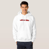White en Nerdy Hoodie (Voorkant volledig)