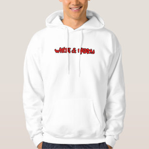 White en Nerdy Hoodie