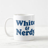 White en Nerdy Koffiemok (Links)