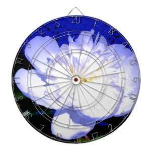 White en paarse Peony Dartbord