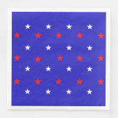 White en Red Stars - Starry Sky Pattern Servet (Voorkant)
