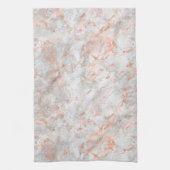 White en Roos Gold Marble 4 Theedoek (Verticaal)