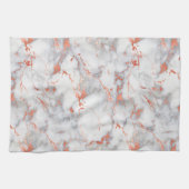 White en Roos Gold Marble 7 Theedoek (Horizontaal)