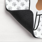 White en Tan Smooth Fox Terrier Cute Dog Muismat (Hoek)