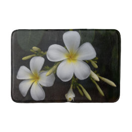 White en Yellow Plumeria Badmat